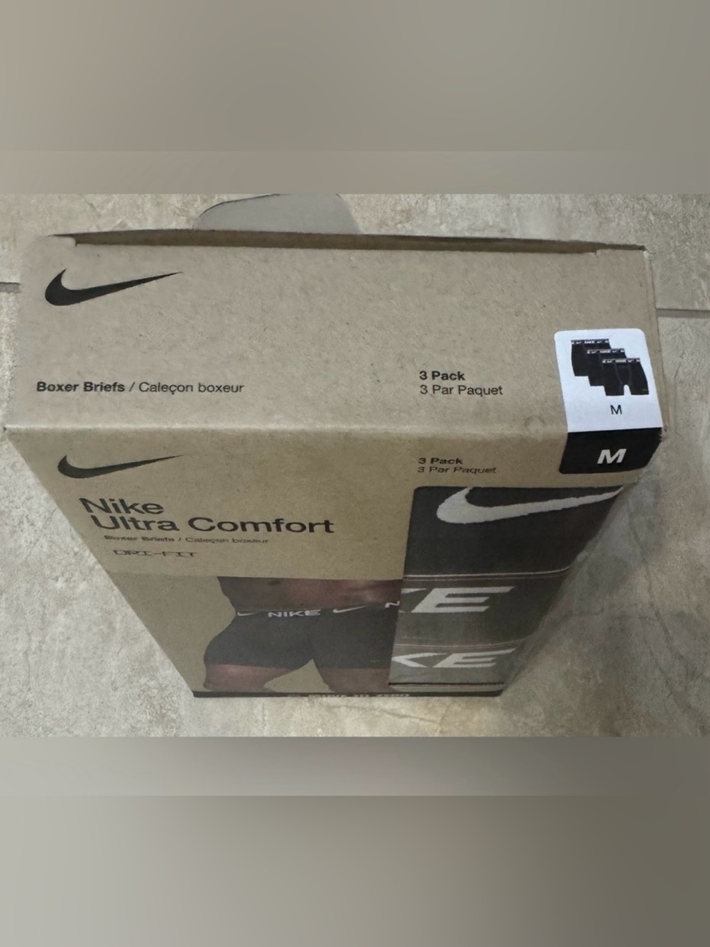 Nike Men's 3-Pk. Dri-FIT Ultra Comfort Boxer Briefs - Picture 8 of 9
